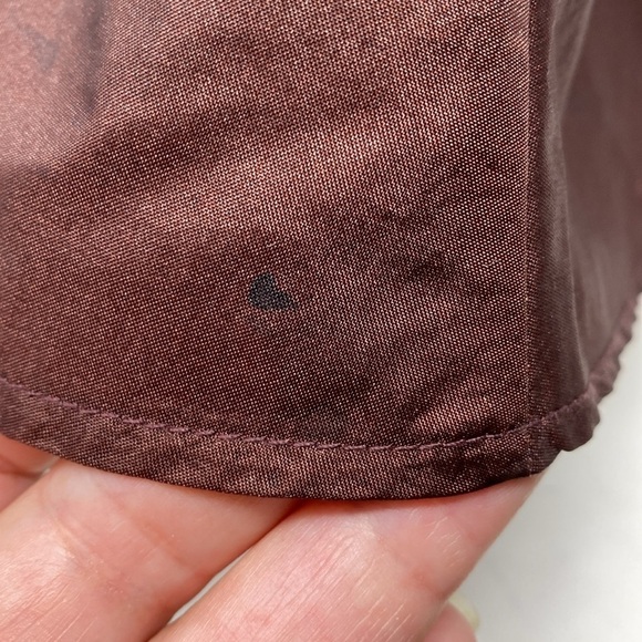 American Girl Chocolate Cherry Party Dress Gown Leopard Trim - Picture 7 of 13